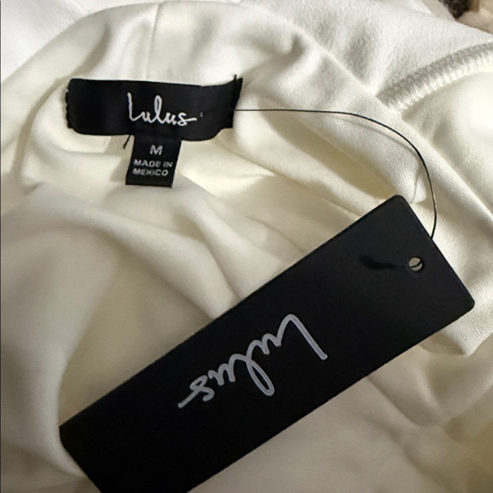 Lulu's White Ruffle Sleeve Mini Dress - Picture 2 of 2